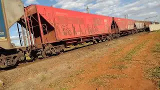 Trem Cargueiro passando por Campinas 