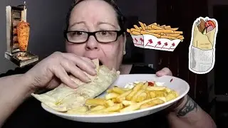 Mukbang: Cena porcellosa con kebab e patatine fritte 🌯🍟