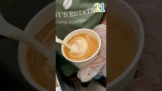 how can we  improve latte art skills ☕#new #india #explore