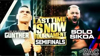 Gunther vs Solo Sikoa The last time is now tournament Raw 1/12/25 Highlights 