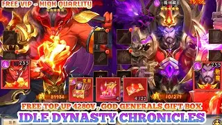 Idle Dynasty Chronicles High Quarlity - Free All Recharge 4280&yen; , God Generals Gift Box , Free VIP