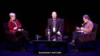 Kathleen Hall Jamieson and Michael Mann at #SEJ2024