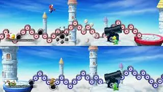 I have to jump on the bullet bills on Super Mario Party Jamboree Part 1 out of 3