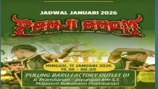 LIVE JATHILAN PANJI ANOM DI PULUNG BARU MAJASEM BOKOHARJO PRAMBANAN