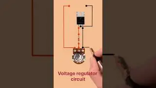 How to make a voltage regulator circuit#diy #circuitdiagram