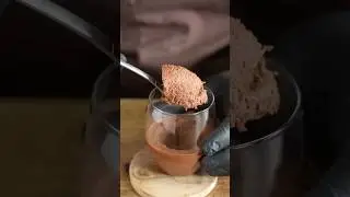 Water chocolate mousse #shorts
