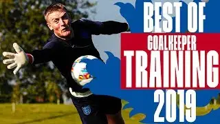 Earps' Double Saves & Pickford v Heaton v Butland GK Battle! | Best of GK Training 2019 | England