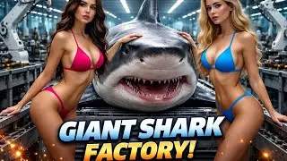 Inside the Giant Great White Shark Production Line &mdash; This Factory Will Shock You