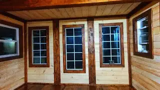 Finishing Touches | Inside the Cabin Addition | Dovetail Log Cabin
