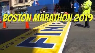 2019 Boston Marathon Finish- Wait for the BIG reveal!