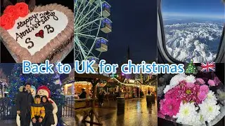 Барселона – Великобритания на рождественские каникулы🎄 сюрприз на годовщину😭 #эмоциональныймомент...