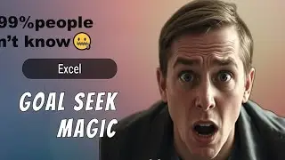 OMG😱 99% people don't know how to use excel goal seek function ❓step-by-step tutorial of goal seek👆