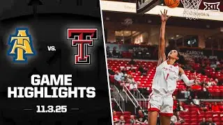 NC A&T vs. Texas Tech Game Highlights | 2025-26 Big 12 Women&rsquo;s Basketball
