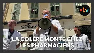 Gr&egrave;ve des pharmaciens : une action spectaculaire organis&eacute;e &agrave; Nice