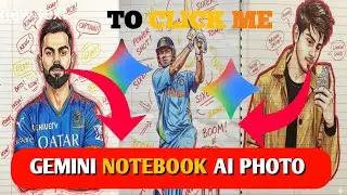 Al Sketch Drawing Photo Editing PromptslGoogle Gemini Trending Photo Editing|Notebook drawing #ai