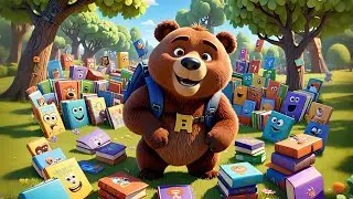 A Bear Stuck in My Backpack! 🧸🎒 | Funny & Adventurous Nursery Rhyme for Kids