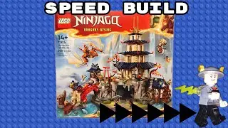 lego Ninjago tournament temple city speed build