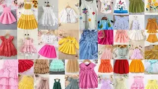 Baby Girl Plain & Fancy Dress Designs 2025 | Eid, Party & Casual Summer Outfits