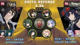 Shiyu Defense 2.3b | M6 Anton Hypercarry & M1W1 Grace Shock-Abloom | ZZZ (S-Rank) | LIMIT TESTING