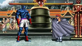 EVIL SAGAT vs M BISON - Highest Level Amazing Fight!