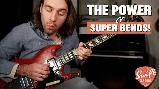 Dirty Blues Rock Guitar Licks - Powerful SUPER BENDS!