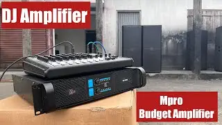 Mpro Dj Amplifier 2400W Overload Testing