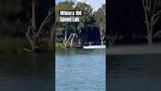 Mildura 100, Top 40 Dash. Boat #31: Speed Lab 🧪 #mildura100 #waterskiracing #waterskiing