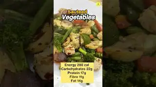 Saut&eacute;ed vegetables | High fibre | weight loss recipe