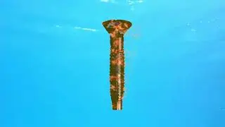 Galvanic corrosion to Stainless Steel screw underwater