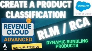 Create a Product Classification !Product Bundles in Revenue Cloud! Salesforce Revenue Cloud Advanced