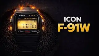 Casio F-91W — an ICONIC digital watch 🔥 
