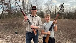 Shooting guns and fishing!(no hunting we couldn&rsquo;t find hogs)
