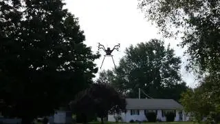 Vulcan Quick Fold Black Widow X8 Octocopter w/Retractable Landing Gear