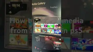 How to delete media from storage on ps5