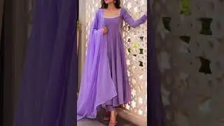 Lavender Colour Special Anarkali Suit Design Ideas for Girls 2025