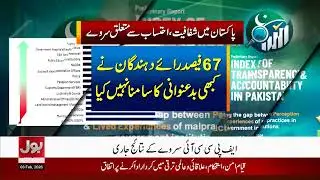 Pakistan Transparency And Accountability Survey Sparks Nationwide Attention | Breaking News