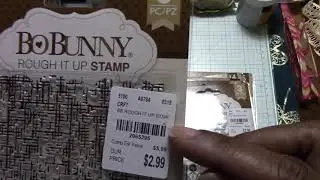 TUESDAY MORNING HAUL - Bo Bunny stamps and Paper pads -Part 1