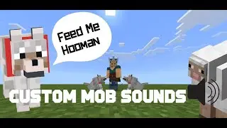 MCPE How to add your own Custom sounds on Mobs