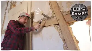 Tearing down the wall!!(Half Timbered House Restoration)