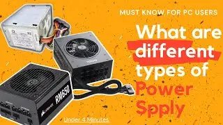 What are Different Types of Power Supply? Must Know For Pc Build...