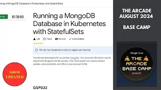 Running a MongoDB Database in Kubernetes with StatefulSets || #qwiklabs || #GSP022