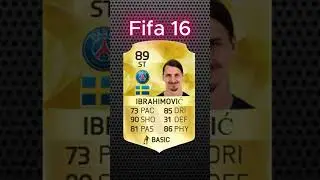 Evolution of Zlatan Ibrahimovic's Fifa Cards!! (Fifa10-FC26) #fy #fifa #fc26 #zlatanibrahimovic#icon