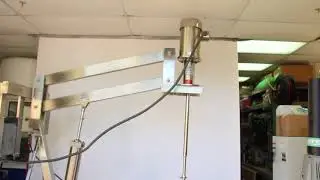 AdMix Rotosolver Explosive Proof Stainless Mixer 105RS70SS w Pneumatic Lift