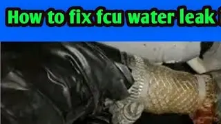 FCU Water Leakage Flushing | Fan Coil Unit Drain Pipe Flushing Step by Step