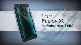 Style and Protection - Ringke Fusion X for Redmi Note 8 Pro