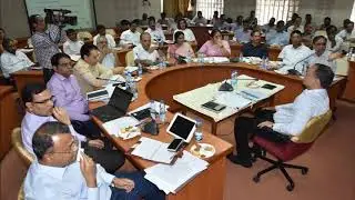 CS of Telangana SK Joshi IAS held a Meeting with Officials at Secretariat