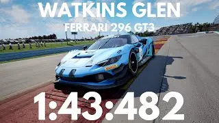 FERRARI 296 GT3 WATKINS GLEN SETUP + HOTLAP | ACC 1.9 - Abesports