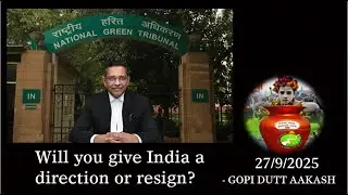 To, HON'BLE MR. JUSTICE PRAKASH SHRIVASTAVA.( NGT chairperson ) DELHI YAMUNA RIVER.#ngt#pmo#cmdelhi