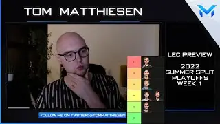 LEC Preview — Summer Split 2022 Playoffs Week 1