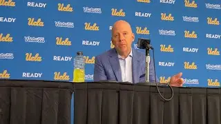UCLA head coach Mick Cronin after a 98-66 win over Rutgers (2.3.26)